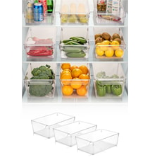 Kühlschrankaufbewahrung Niedrig 3 Teile Fertig