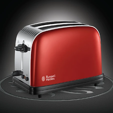 Russell Hobbs Colours Red 2 Slice Toaster