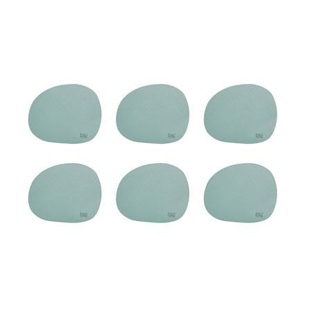 Raw Silicone Glasunderlägg 12,2×10 cm 6-pack Grön