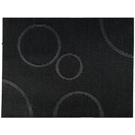 Bordstablett Svart/Cirklar 40×30 cm