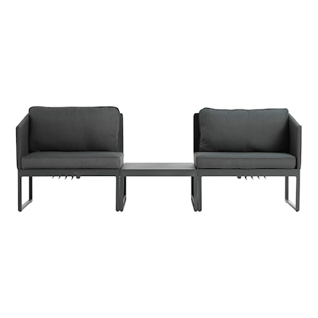 Ekeby Form Harald Outdoor Modulsofa Grå