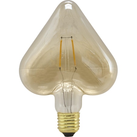 PR Home Shaped LED Filament Guld Heart