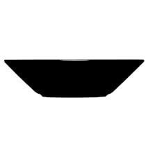 Teema Bord diep 21 cm zwart