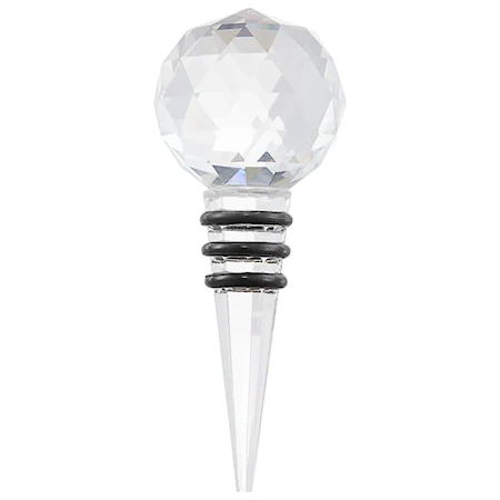 Glimmer Bottle stopper Rund 10 cm Glas