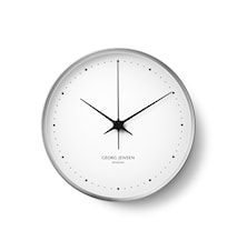Henning Koppel Wall Clock 30cm Steel/White