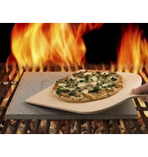 Pizza stone Lava with Pizza Spatula