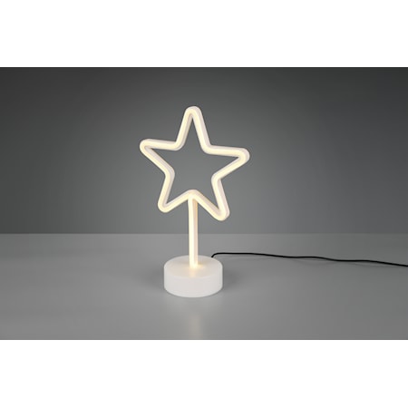 Star LED Bordslampa Vit