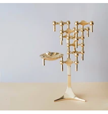 STOFF Nagel candle holder -solid brass