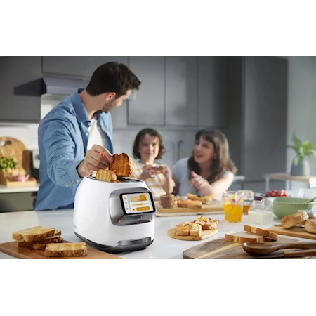 Tineco Toast One Digital Leivänpaahdin 2 palaa Valkoinen