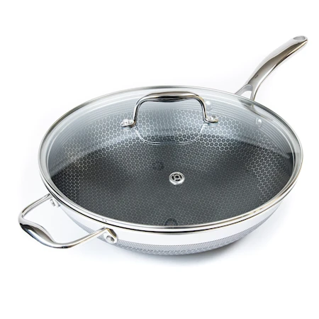 Hybrid Wok 30 cm Ruostumaton teräs Musta