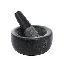 Mortar, Black granite, Small