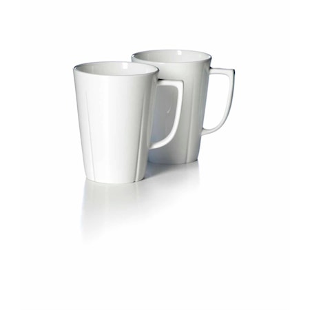 Grand Cru Mug 34 cl White 2 pieces