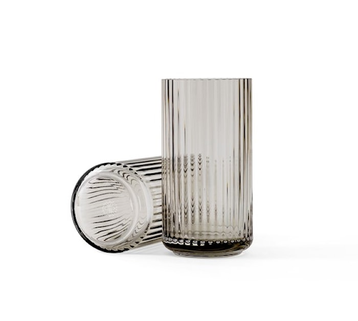Lyngby Vase Smoke Munnblåst Glass H 20,5 cm