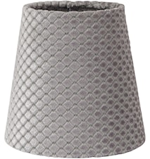 Queen Lampskärm Ruta Grå 10cm