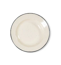 Doris Emaljtallrik Beige