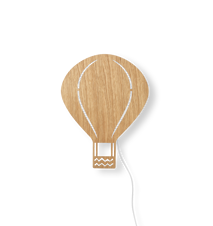 Air balloon vägglampa 26,5x34,5 cm Ek Natur
