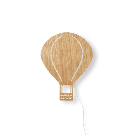 Luftballong Lampa 26,5x34,5 cm Ek Natur