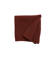 MERGA Tiskirätti knit rusty red
