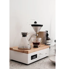 Barisieur Kaffebryggare Vit/Gummiträ