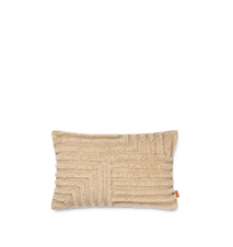 Crease Wool pute rektangulær, Light Sand