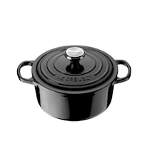 Round Pot 24 cm Black