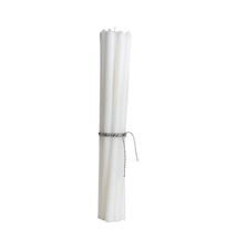 Pencil candle, White, 30 cm, Burning time 6 hours