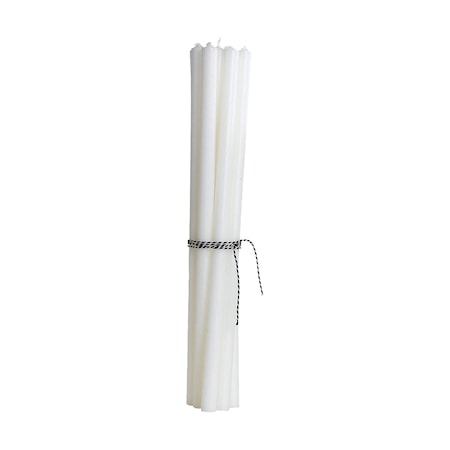 Pencil candle White 30 cm Burning time 6 hours