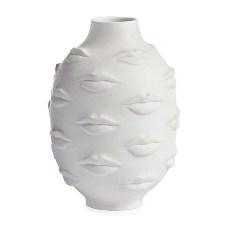 Jonathan Adler Vase Gala Round – Hvid