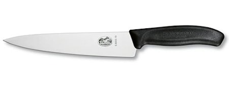 Kockkniv 19 cm svart SwissClassic i presentask