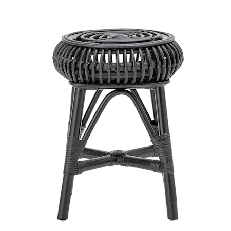 Haze Stol, Sort, Rattan