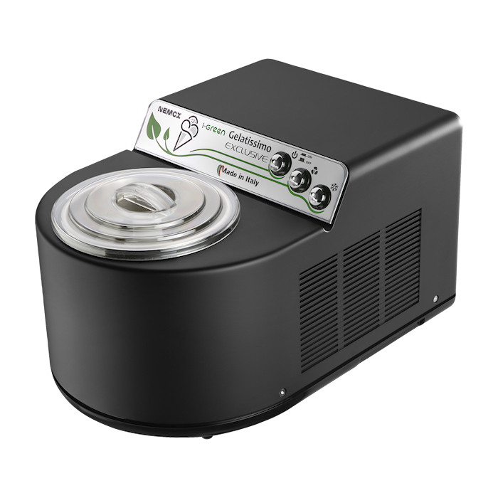 Gelatissimo Exclusive I-Green Glassmaskin 140 w 1,7L Svart