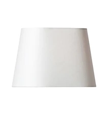 Basic Oval Lampeskærm Hvid 23 cm