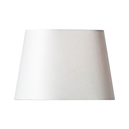 Basic Oval Lampeskærm Hvid 23 cm