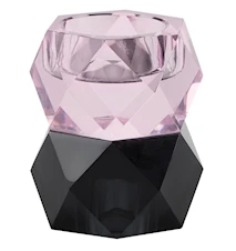 Me Lysestake Lyslykt Svart/Rosa