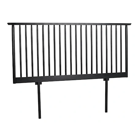 Riggins Sänggavel 194 cm Ek Svart