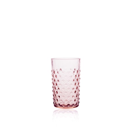 Anna Von Lipa Hobnail Glas Rosa