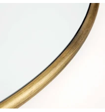 Copenhagen Spegel Rund L Antique brass