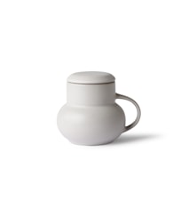 Bubble Ceramic Tea Cup M Light Grey
