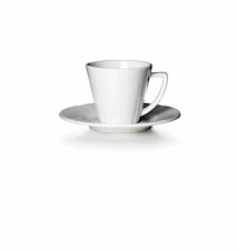 GC Espresso cup with saucer 9.0 cl white