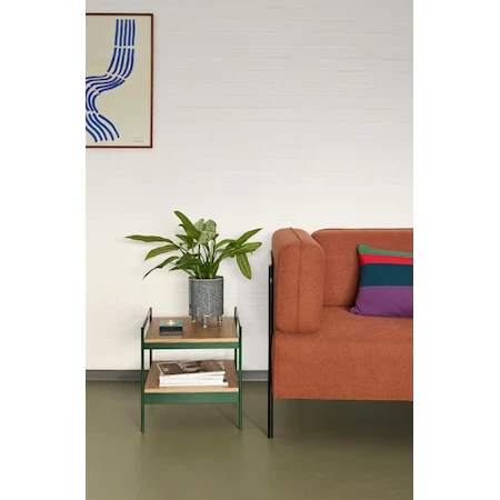 Jaunty Sidobord 43 cm Grön/Natur