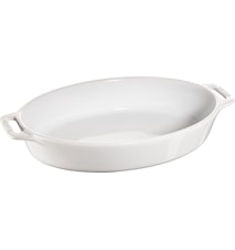 Oven Dish Oval Ceramic White 29 cm 2.3 L