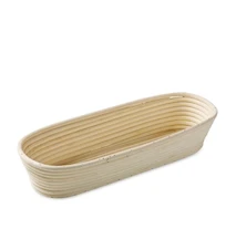 Bakekorg i rotting, oval 35x15x7 cm