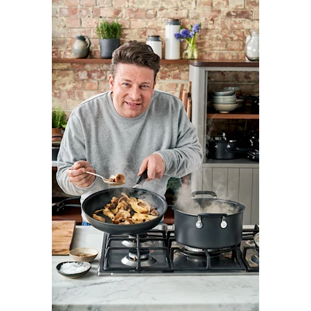 Jamie Oliver Quick & Easy Bratpfanne 28cm hart eloxiert