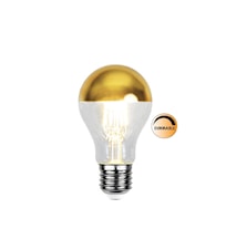 Ampoule LED 352-95 à calotte réfléchissante dorée et à luminosité réglable E27
