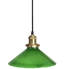 August Vinduslampe Grønn 25 cm