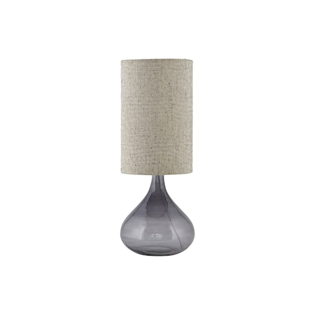 Bordlampe Med Ø 26x34 cm - Grå