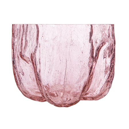 CRACKLE Vase Lyserød H170 mm