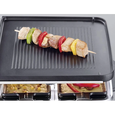Raclettegrill Deluxe 8 panner
