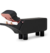 Flodhäst Svart Med Tavelfärg