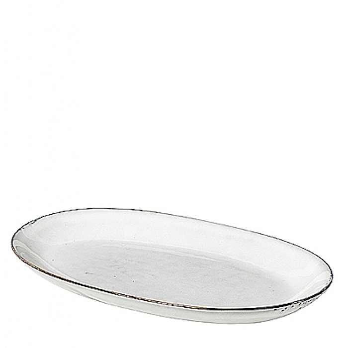 Dish Oval Large Nordic Sand Stoneware
